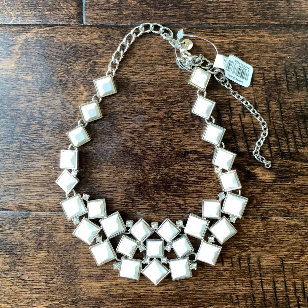 NWT LOFT White Statement Necklace